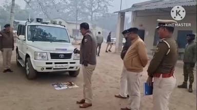 बगहा: बगहा डीआईजी सह एसपी ने वाहनों का किया निरीक्षण