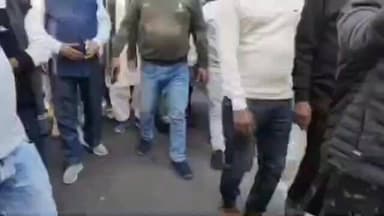 মগরাহাট ১: IPAC এর অফিসে ইডি হানার প্রতিবাদে মগরাহাট পশ্চিম বিধানসভা কেন্দ্রে তৃণমূলের প্রতিবাদ মিছিল উপস্থিত বিধায়ক