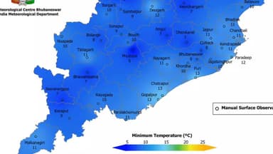 ମୋହନା: ଜିଲ୍ଲାରେ ଆସନ୍ତାକାଲି ତାପମାତ୍ରା 11 ଡ଼ିଗ୍ରୀ ରହିବା ନେଇ ପାଣିପାଗ ବିଭାଗ ପକ୍ଷରୁ ସୂଚନା ପ୍ରଦାନ