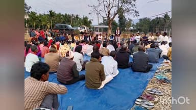 পলাশবাৰী: পলাশবাৰীত AJP ৰ নেতাৰ ৰাইজৰ সৈতে মতবিনিময়