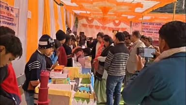 अजयगढ़: विज्ञान प्रदर्शनी में बच्चों ने आँखों में सपने लिए दिखाए अपने मॉडल