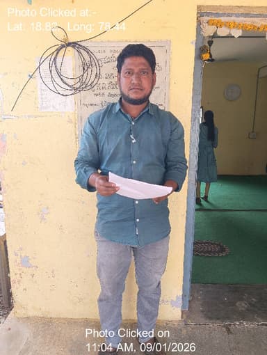 రుద్రూర్: 09-Jan-26 : 17 Th Round Social Audit Grama Sabha