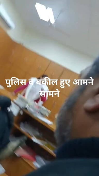 #जोधपुर वकील की गाड़ी से महिला पुलिस अधिकारी की टक्कर,टक्कर के बाद दुर्व्यवहार करने का आरोप, घटना के बाद वरिष्ठ सिविल न्...