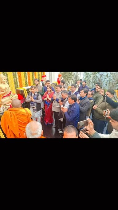 प्रेरणा स्थल पर पांच प्रतिमाओ का अनावरण कार्यक्रम....