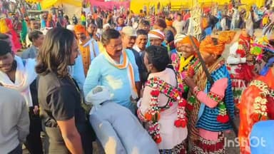 बिछिया: घुटास में पारंपरिक मड़ई मेले का आयोजन, विधायक नारायण सिंह पट्टा ने निभाई 'मड़ई ब्याहने' की परंपरा