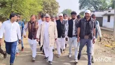 कुम्भराज: सानई मृगवास पहुंचे पूर्व MLA लक्ष्मण सिंह, बिजली कंपनी कर्मचारी पर किसानों को धमकाने का आरोप, कार्यवाही की मांग