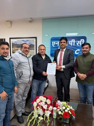 विधायक डॉ. जनकराज ने नई दिल्ली में एनएचपीसी अध्यक्ष से की शिष्टाचार भेंट, रोजगार व केंद्रीय विद्यालय की माँग रखी
हिमाचल...