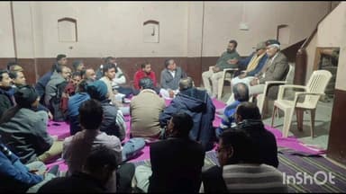 अरनोद: अरनोद में आयोजित बैठक में हिन्दू सम्मेलन की तैयारी के लिए समिति का गठन किया गया