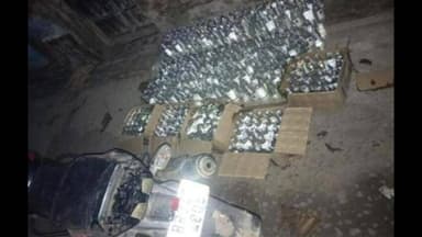 नबीनगर: संघत रोड से पुलिस ने की बड़ी कार्रवाई, 377 बोतल देसी टनाका शराब बरामद