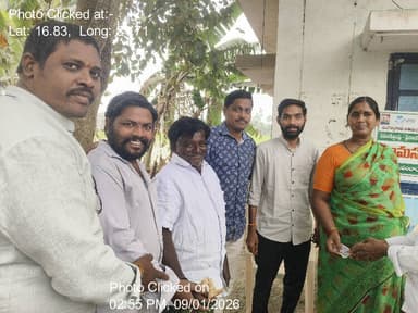 నరసాపురం: 09-Jan-26 : 2024 2025 ఆర్థిక సంవత్సరంలో ఉపాధి హామీ పథకంలో చేసిన పనులపై18 విడత సామాజిక తనిఖీ నిర్వహణ చేసి నివేదికపై చర్చించుటకు సామాజి తనిఖీ గ్రామ సభ ఏర్పాటు