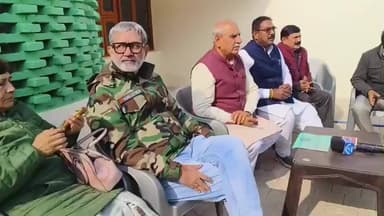 थानेसर: कांग्रेस विधायक अशोक अरोड़ा, रामकरण काला और मनदीप सिंह चट्ठा ने की प्रेस वार्ता