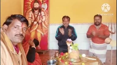 शाढ़ौरा: सोमनाथ मंदिर के जीर्णोद्धार के 100 वर्ष पूरे होने पर शाढ़ौरा के त्रिबंकेशर मंदिर में ऊं नमः शिवाय मंत्र का सामूहिक जाप