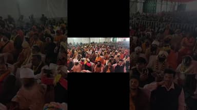 प्रयागराज माघ मेले के बीच सतुआ बाबा शिविर पहुंचे सीएम योगी, संतों ने किया भव्य स्वागत