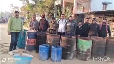 हिंगणघाट: तरोडा पारधी बेड्यावर पोलिसांची वॉश आऊट मोहीम: गावठी दारुसह २ लाख ४८ हजार रुपये किमतीचा मुद्देमाल नष्ट