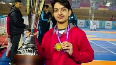 पानीपत: हरियाणा ने 51वीं नेशनल जूनियर महिला कबड्डी में जीता स्वर्ण, पानीपत की हिमांशी जागलान ने दिलाया जीत