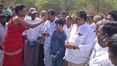 మంత్రాలయం: మంత్రాలయం : పెద్దకడబూరు మండలం కంబలదిన్నెలో పంచాయతీ నిధులతో నిర్మించిన బ్యాంకులు,రోడ్లను ప్రారంభించిన ఎమ్మెల్యే