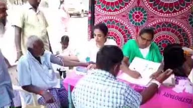 காங்கேயம்: நத்தக்காடையூரில் நலம் காக்கும் ஸ்டாலின் முகாமை அமைச்சர் சாமிநாதன் தொடங்கி வைத்தார்