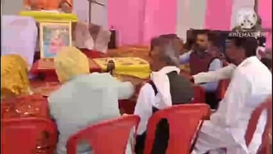 घंसौर: घंसौर खैरमाई में श्री मां नर्मदा पुराण कथा का आयोजन