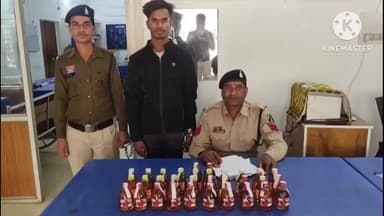 भाटापारा: रेल्वे फाटक के पास सिद्धबाबा रोड में 32 पाव देसी मसाला शराब के साथ एक आरोपी को किया गया गिरफ़्तार