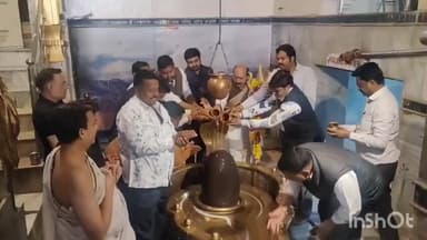 सरदारपुर: राजगढ़ में 'सोमनाथ स्वाभिमान पर्व' के तहत भाजपा ने माताजी मंदिर में मंशा महादेव का किया जलाभिषेक