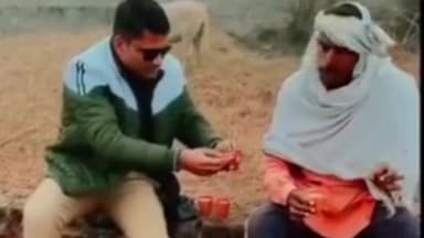 गोवर्धन: पीआरवी सिपाही की दरियादिली, सर्द रात में जरूरतमंदों के लिए बने सहारा