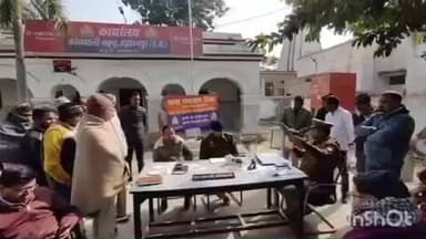 नकुड: नकुड़ थाने में आयोजित समाधान दिवस में एसपी देहात ने सुनीं समस्याएं