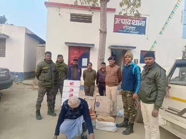 शिवाजी नगर: अखतवारा गांव से उत्पाद पुलिस ने 159 लीटर विदेशी शराब बरामद की, एक तस्कर गिरफ्तार