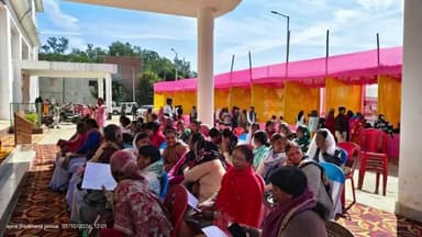 जमुआ: सामुदायिक स्वास्थ्य केंद्र जमुआ में प्रखंड स्तरीय स्वास्थ्य मेला आयोजित