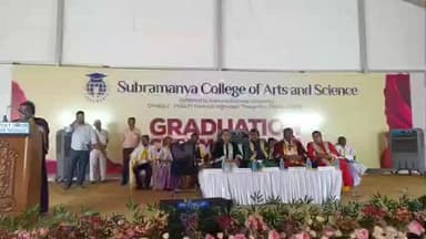 பழனி: தாளையம் சுப்ரமண்யா கலை மற்றும் அறிவியல் கல்லூரியில் பட்டமளிப்பு விழா நடைபெற்றது