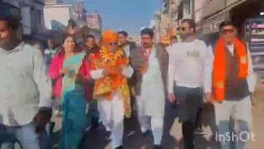 गढ़वा: भाजपा के नवनिर्वाचित जिलाध्यक्ष उदय कुशवाहा, गढ़वा में भव्य स्वागत व जुलूस