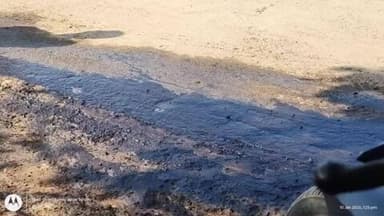 मझगवां: सतना-चित्रकूट मार्ग पर सड़क मरम्मत में घटिया सामग्री का प्रयोग, ग्रामीणों में आक्रोश