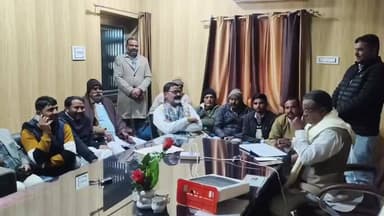 अनूपगढ़: राजस्थान के नेता प्रतिपक्ष राजेंद्र राठौड़ के 17 जनवरी के प्रस्तावित दौरे को लेकर पंचायत समिति में बैठक हुई