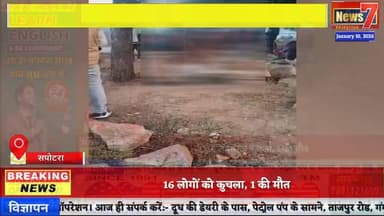 #news सपोटरा में ग्रामीण की संदिग्ध मौत, पेड़ से लटका मिला शव #news7 #sapotra #karauli #todaynews
