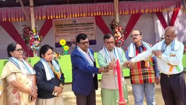 অমরপুর: অমরপুর চারু ভারতী শিক্ষা সদন বিদ্যালয়ের ২৪তম প্রতিষ্ঠা বার্ষিকী উপলক্ষে আয়োজিত অনুষ্ঠানে অংশগ্রহণ করে বিধায়ক