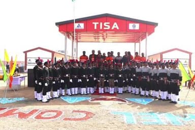 केरेडारी: बड़कागांव: त्रिवेणी सैनिक इंडस्ट्रियल सिक्योरिटी ट्रेनिंग ग्राउंड में पासिंग आउट परेड का आयोजन