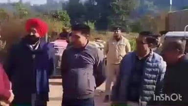 नगरोटा सूरियां: नगरोटा सूरियां हत्या मामले में एसपी नूरपुर कुलभूषण वर्मा ने घटनास्थल का किया निरीक्षण