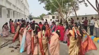 இராமநாதபுரம்: வேலு மனோகரன் கலை மற்றும் அறிவியல் கல்லூரியில் மாணவிகளுடன் சமத்துவ பொங்கல் விழா கொண்டாடிய அமைச்சர் ராஜகண்ணப்பன்