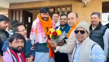 मांडू: संजीव कुमार बाबला बने भारतीय जनता पार्टी रामगढ़ के जिलाध्यक्ष, रामगढ़ कैंट मंडल ने दी बधाई