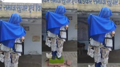 महावन: कस्बा राया में तोड़ी गई भीमराव अंबेडकर की मूर्ति को नई लगवाने के बाद भी नहीं हुआ अनावरण, लोग दोषियों की कार्रवाई पर अड़े