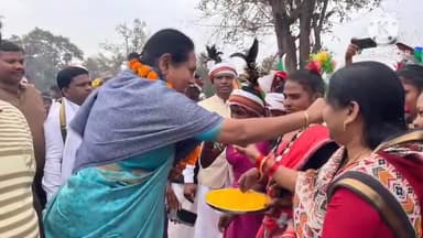 दुर्गुकोंदल: कराकी के कोलाँग महोत्सव में भानुप्रतापपुर विधायक सावित्री मंडावी ने बूढ़ा देव से क्षेत्र की सुख-समृद्धि की कामना की