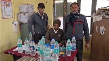 अजयगढ़: इंदौर की घटना के बाद नगर परिषद ने सभी क्षेत्रों के पानी के नमूने लिए