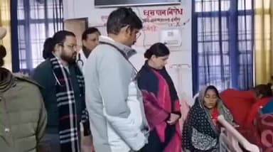 भिनगा: महिला आयोग उपाध्यक्ष ने NRC संयुक्त जिला चिकित्सालय वन स्टाप सेंटर का निरीक्षण किया, सफाई में सुधार न मिलने पर जताई नाराजगी