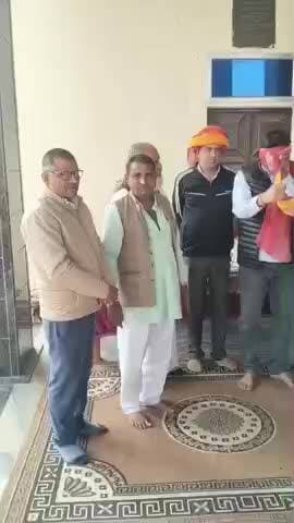 नारायणपुर: बजरंगपुरा में सतपाल चौधरी के प्रमोशन पर किया गया स्वागत