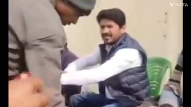 देवसर: कड़ाके की ठंड में देवसर के अमित चतुर्वेदी बने सेवा की मिसाल