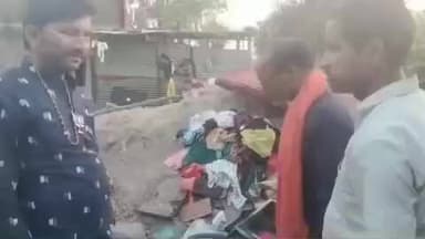 नेर: चिंचगाव येथे गॅस सिलेंडर मुळे आग ,1लाखाच्या वर नुकसान