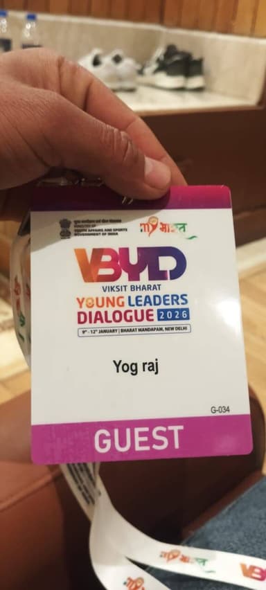 कुल्लू: NSS Volunteer Yog Raj at New Delhi in VBYLD (10 जनवरी 2026 से 10 जनवरी 2026 तक)