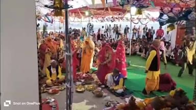 नौरोजाबाद: ग्राम नरवर में गणेश जन्म कथा, विवाह प्रसंग व त्रिपुर धाम कथा का वर्णन किया गया