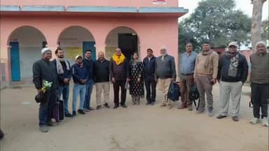 वज़ीरगंज: मध्य विद्यालय पूरा में सेवानिवृत्त शिक्षक का विदाई एवं सम्मान समारोह