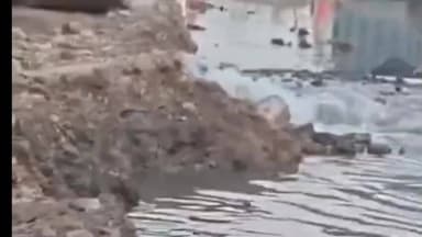 દસ્ક્રોઈ: હાટકેશ્વર સર્કલ નજીક પાઈપલાઈનમાં ભંગાણ થતાં પાણીનો ફુવારો, લાખો લિટર વેડફાયું, પ્રવાહ 500 મીટર સુધી વહેતો રહ્યો