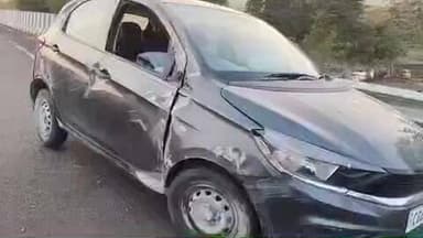 घुघरी: गुरविनी पुल पर भीषण सड़क हादसा, अनियंत्रित कार पुल की दीवारों से टकराई, कई घायल